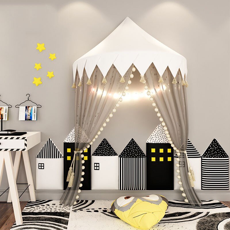 Kids Soft Bag Wall Sticker for Bedroom Decor with Anti - collision Headboard - Casatrail.com