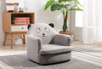 Thumbnail for Kids Throne Chair - Grey Panda - Casatrail.com