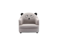 Thumbnail for Kids Throne Chair - Grey Panda - Casatrail.com