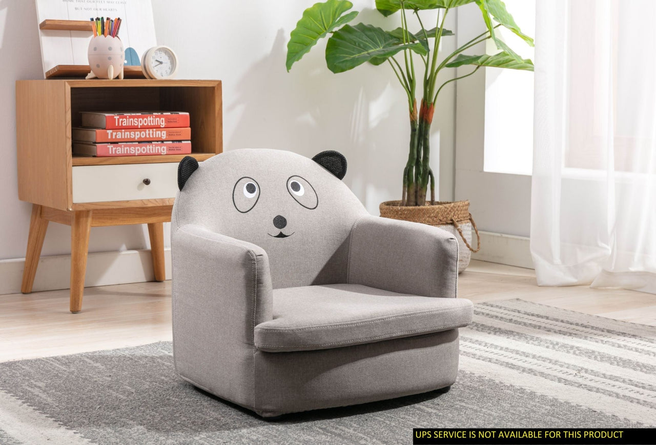 Kids Throne Chair - Grey Panda - Casatrail.com