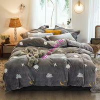 Thumbnail for Kids Winter Duvet Set with Snowflake - Casatrail.com