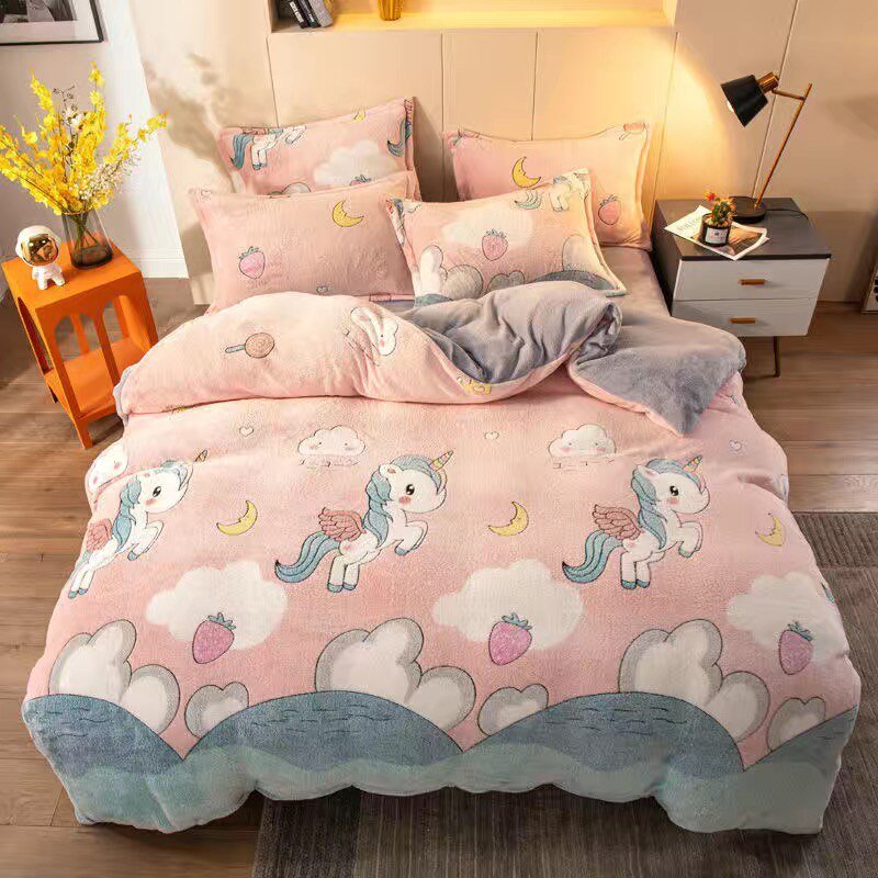 Kids Winter Duvet Set with Snowflake - Casatrail.com