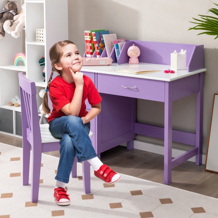 Kids Wooden Writing Furniture Set - Casatrail.com