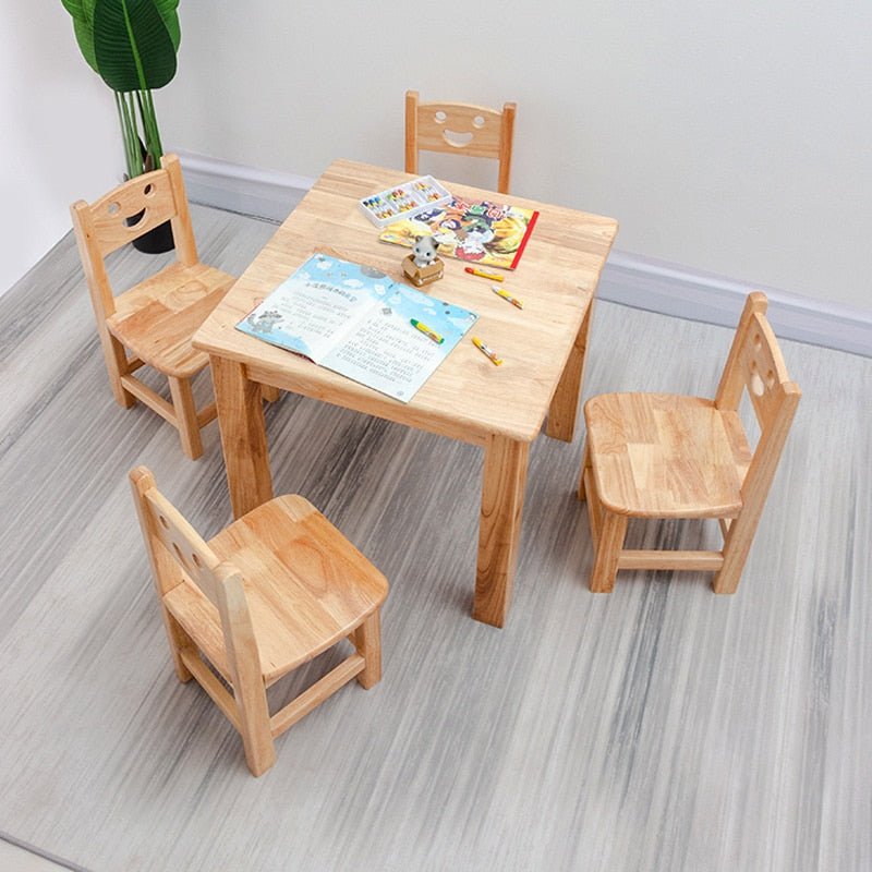 Kindergarten Solid Wood Children's Game Table - Casatrail.com