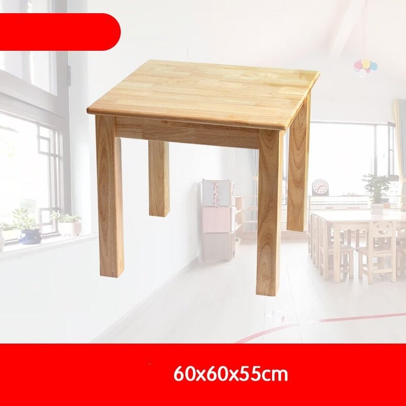 Kindergarten Solid Wood Children's Game Table - Casatrail.com