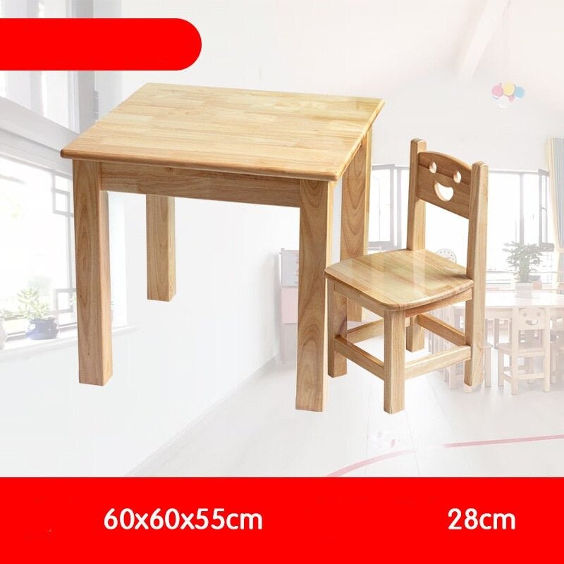 Kindergarten Solid Wood Children's Game Table - Casatrail.com