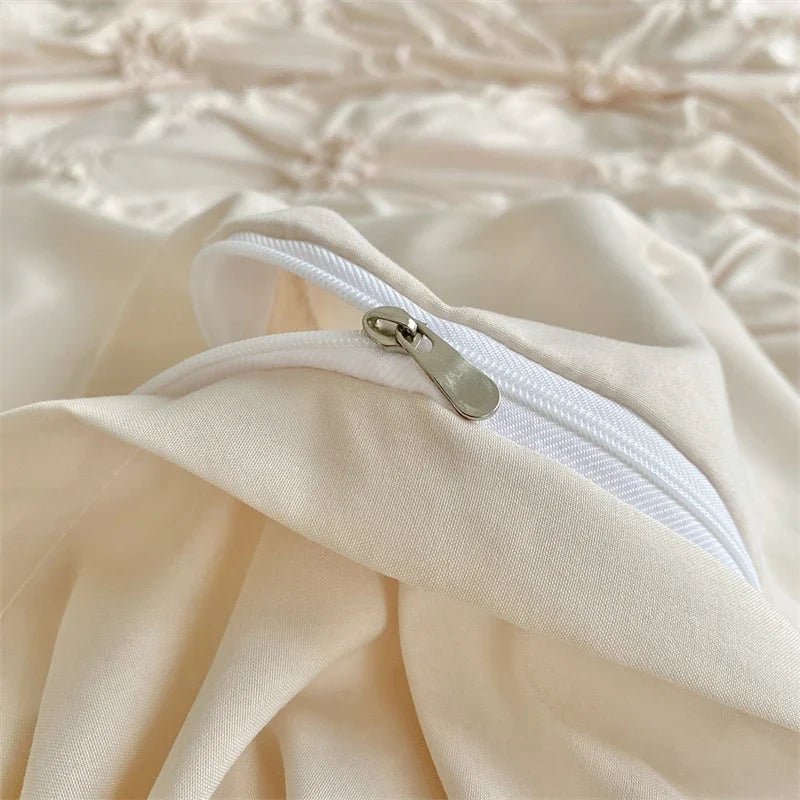 King Size Pinch Pleated Duvet Cover Set - Casatrail.com