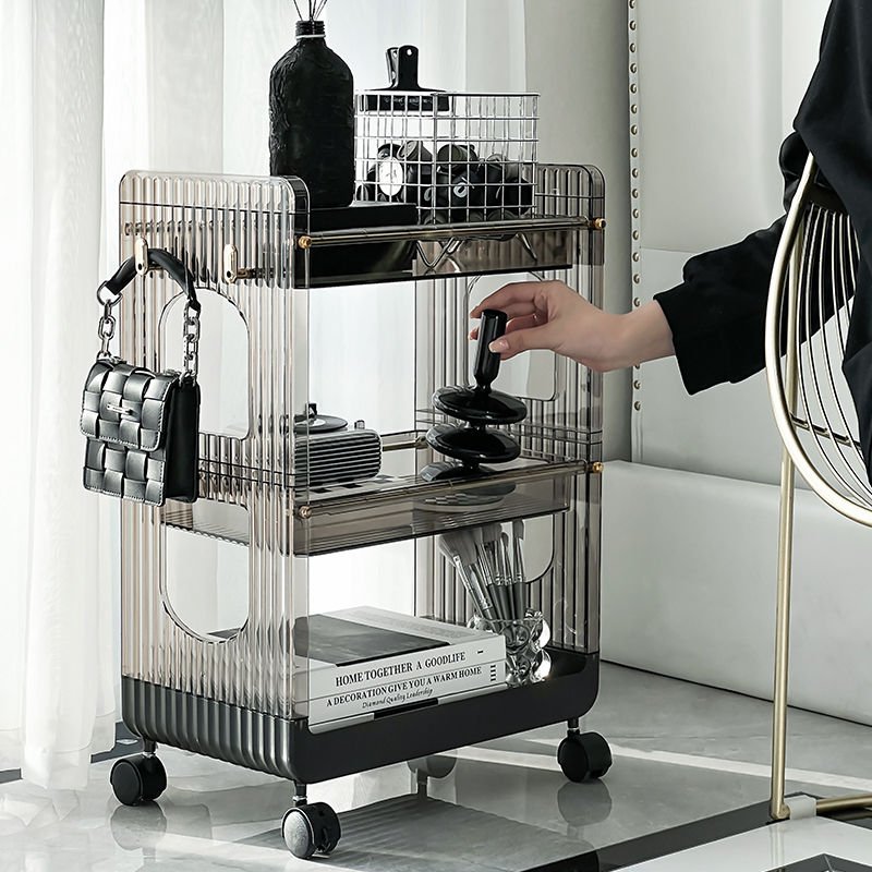 Kitchen Trolleys Bathroom Floor Storage Rack with Wheels - Casatrail.com