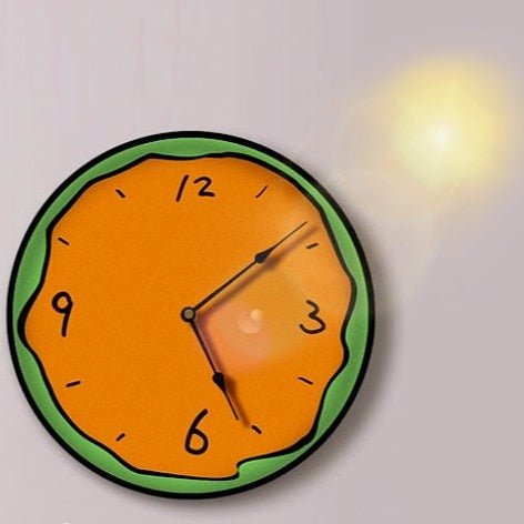 Korean Graffiti Cartoon Art Wall Clock - Casatrail.com