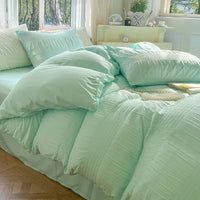 Thumbnail for Korean Seersucker Bedding Set - Casatrail.com