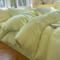 Thumbnail for Korean Seersucker Bedding Set - Casatrail.com