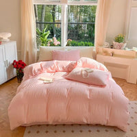 Thumbnail for Korean Seersucker Bedding Set - Casatrail.com