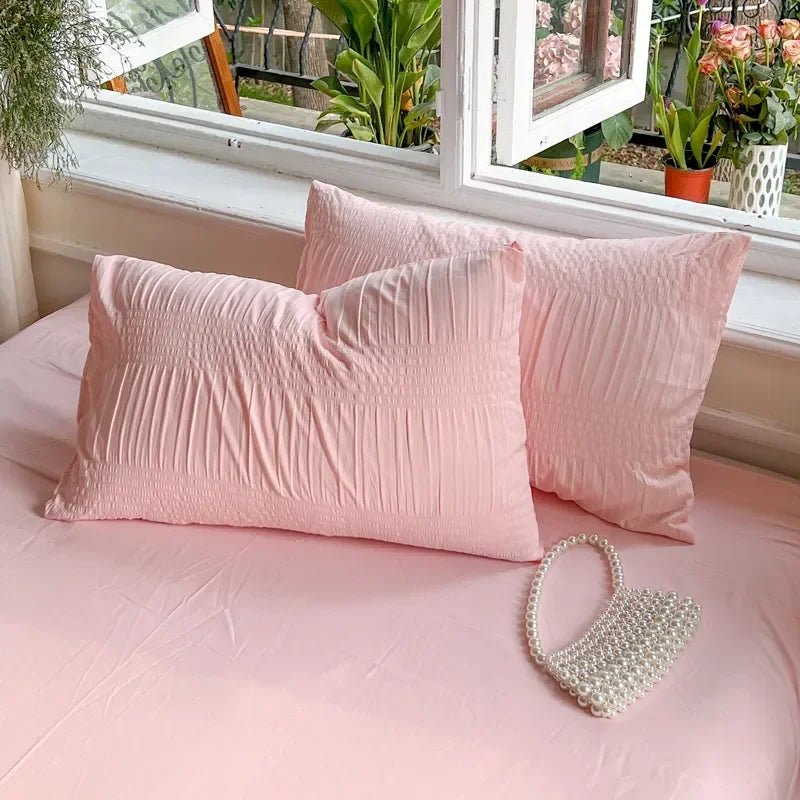 Korean Seersucker Bedding Set - Casatrail.com