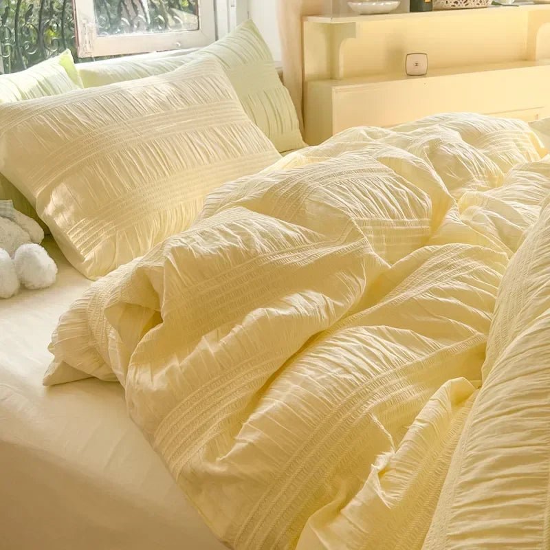 Korean Seersucker Bedding Set - Casatrail.com