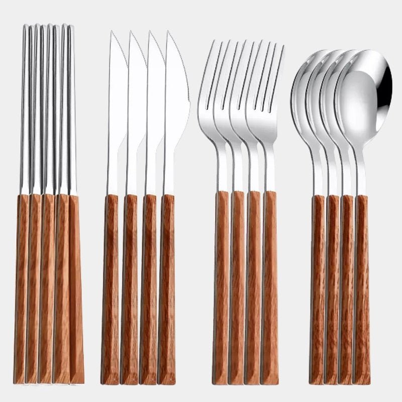 Korean Stainless Steel Dinnerware Set - Casatrail.com