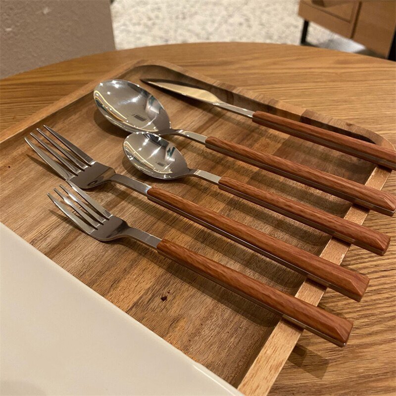 Korean Stainless Steel Dinnerware Set - Casatrail.com