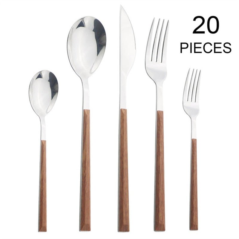 Korean Stainless Steel Dinnerware Set - Casatrail.com