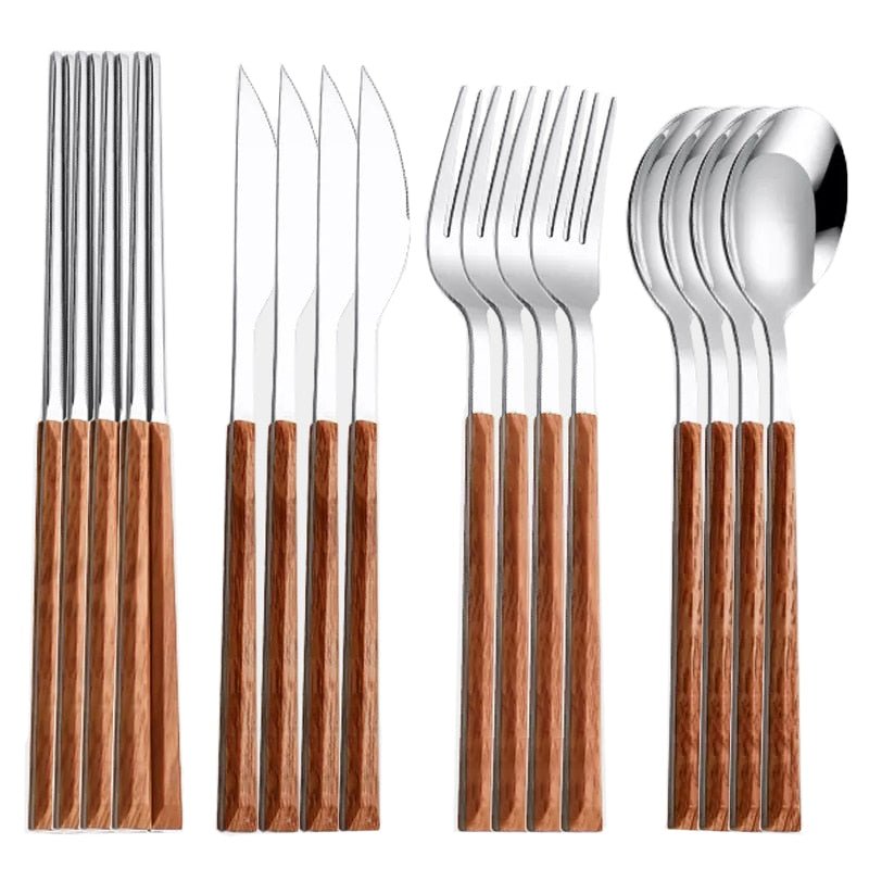 Korean Stainless Steel Dinnerware Set - Casatrail.com