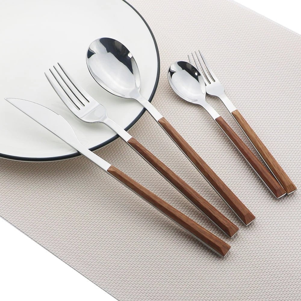 Korean Stainless Steel Dinnerware Set - Casatrail.com