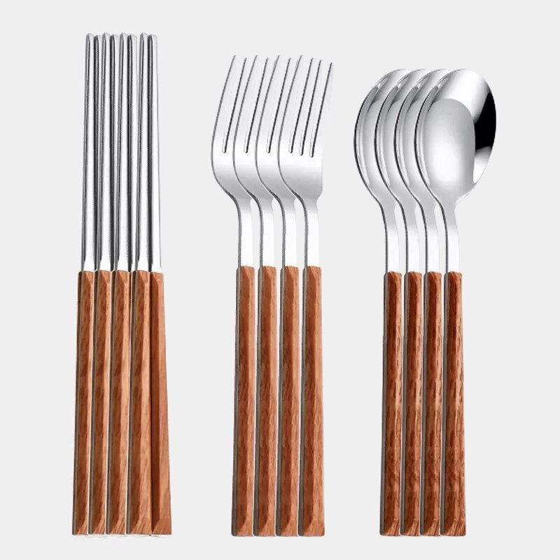 Korean Stainless Steel Dinnerware Set - Casatrail.com