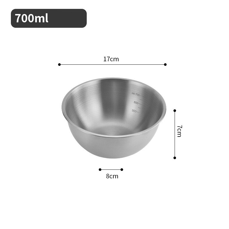 Korean Style Stainless Steel Bowl with Scale - Casatrail.com