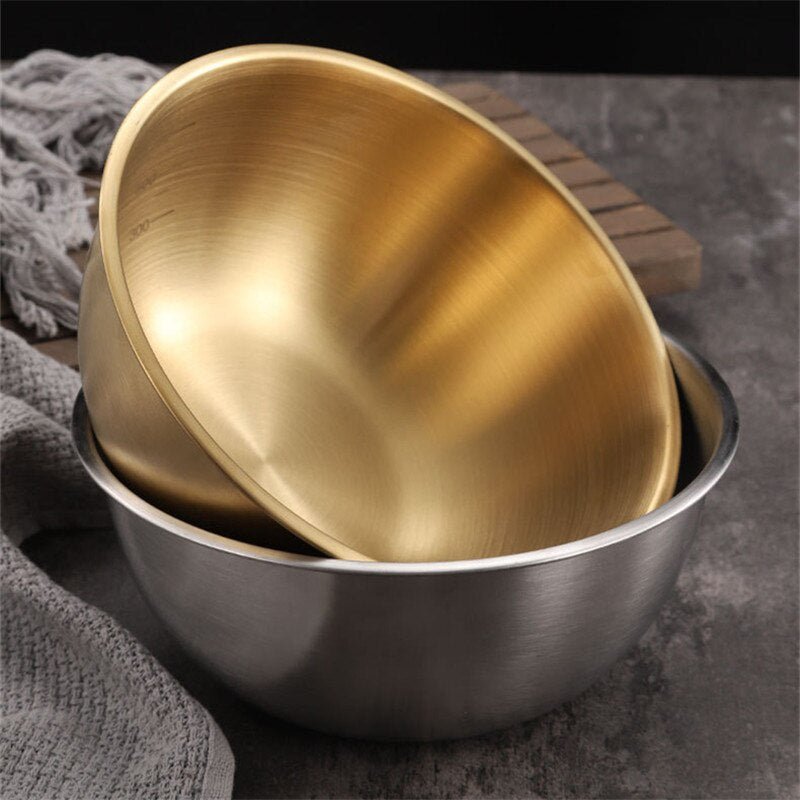 Korean Style Stainless Steel Bowl with Scale - Casatrail.com