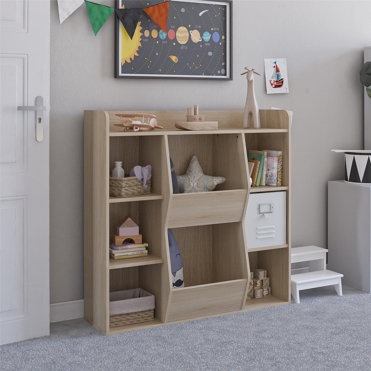 Large Toy Storage Bookcase - Casatrail.com