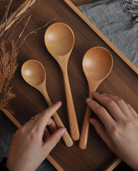 Thumbnail for Large Wooden Soup Scoops with Long Handle - Casatrail.com