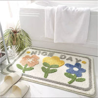 Thumbnail for Latest Anti - Skid Bath Mat with Flower Pattern for Bathroom - Casatrail.com