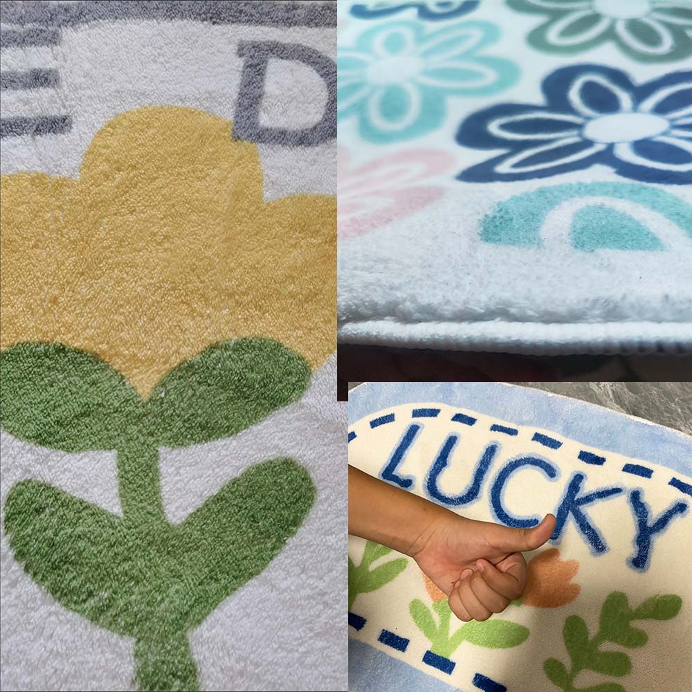 Latest Anti - Skid Bath Mat with Flower Pattern for Bathroom - Casatrail.com