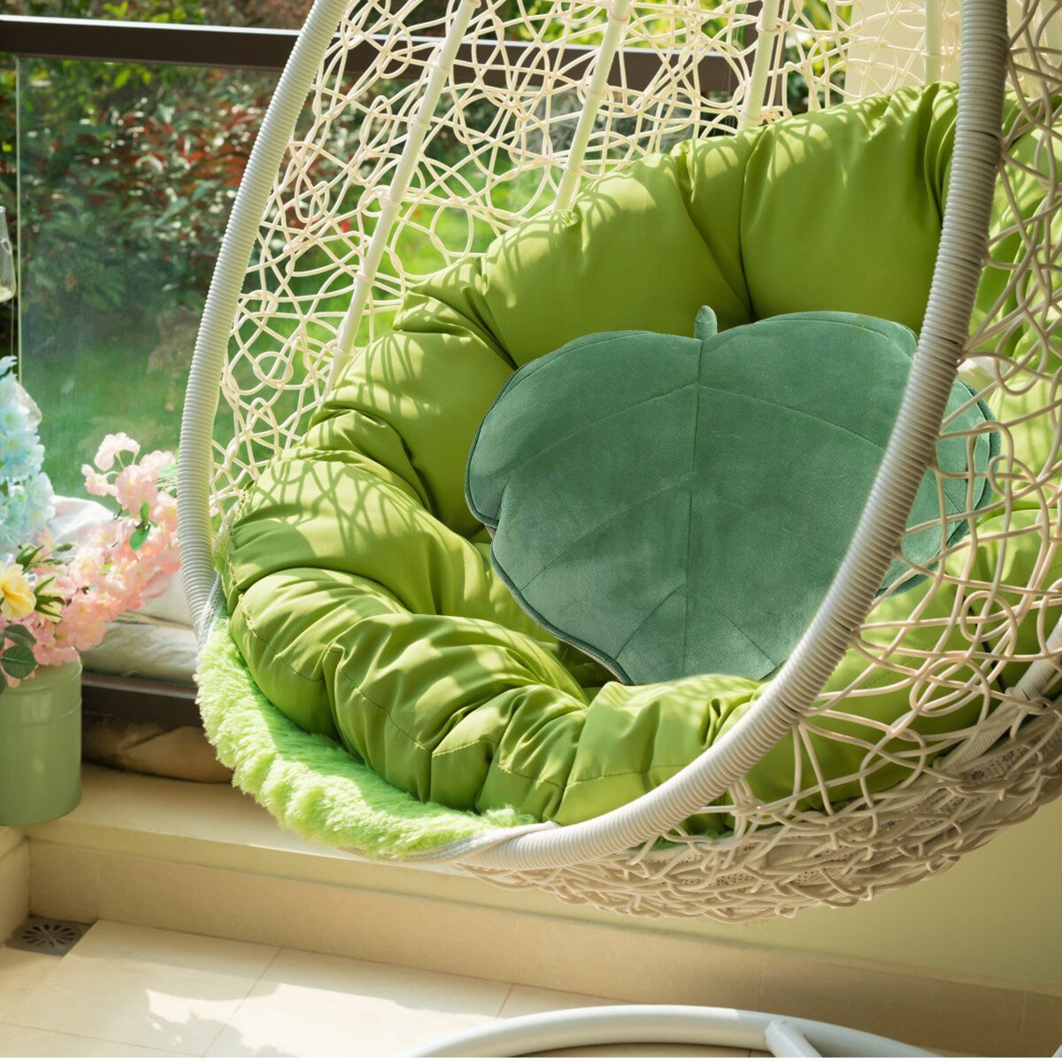 Leaf Shaped Plush Backrest Pillow for Sofa and Chair - Casatrail.com