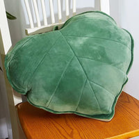 Thumbnail for Leaf Shaped Plush Backrest Pillow for Sofa and Chair - Casatrail.com