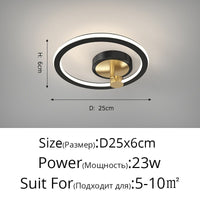 Thumbnail for LED Aisle Ceiling Chandelier - Casatrail.com