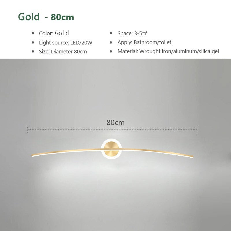 LED Bathroom Wall Lamp for Modern Home Decor - Casatrail.com