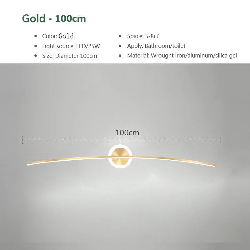 LED Bathroom Wall Lamp for Modern Home Decor - Casatrail.com