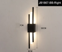 Thumbnail for LED Bedroom Wall Light with Acrylic Lampshade - Casatrail.com