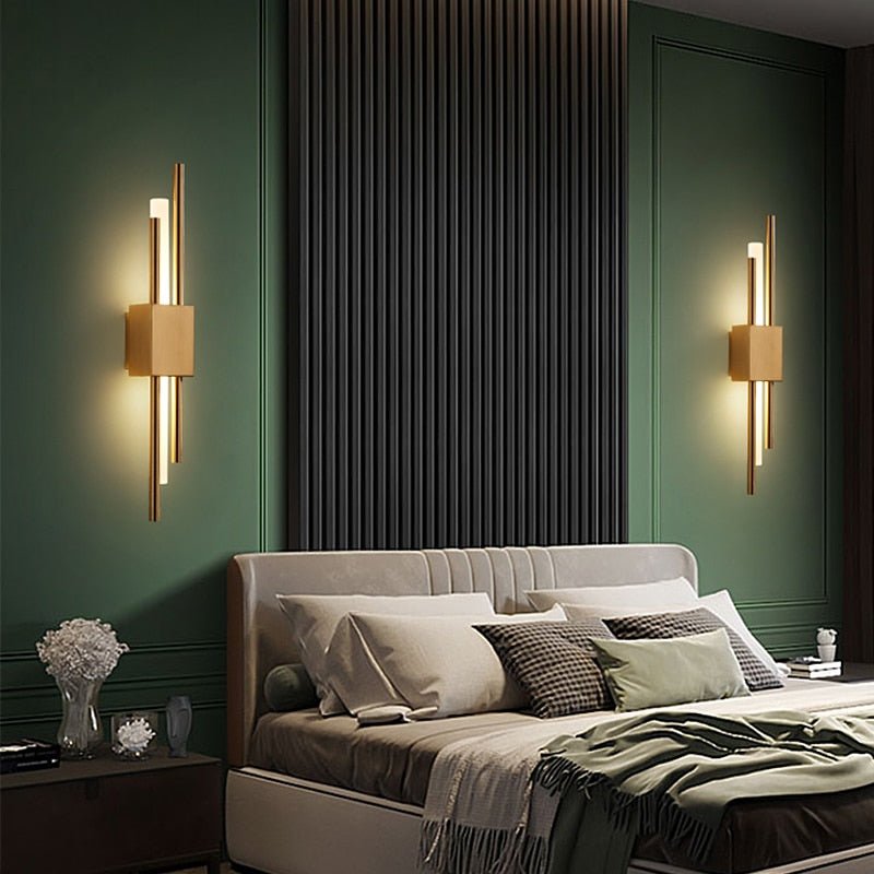 LED Bedroom Wall Light with Acrylic Lampshade - Casatrail.com