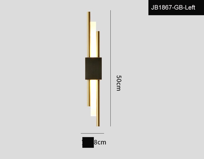 LED Bedroom Wall Light with Acrylic Lampshade - Casatrail.com