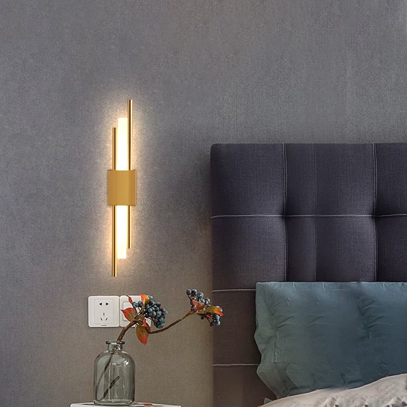 LED Bedroom Wall Light with Acrylic Lampshade - Casatrail.com
