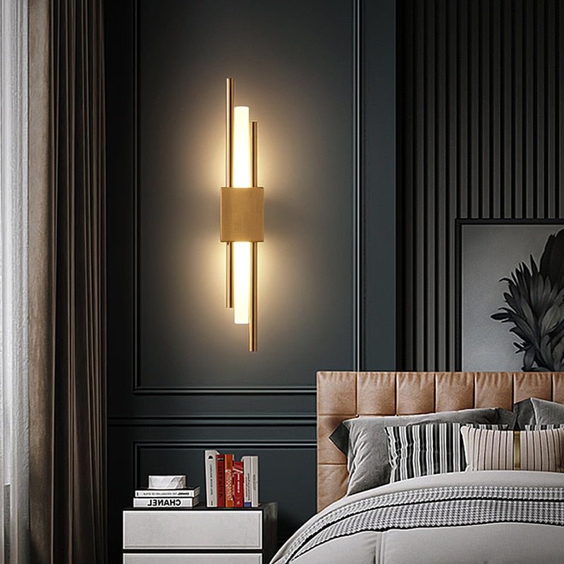 LED Bedroom Wall Light with Acrylic Lampshade - Casatrail.com