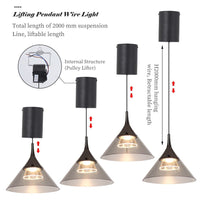 Thumbnail for LED Ceiling Chandelier - Adjustable Height - Casatrail.com