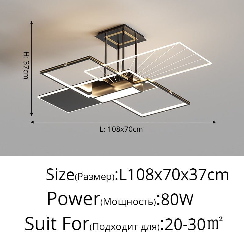 LED Ceiling Chandelier for Living Room - Casatrail.com