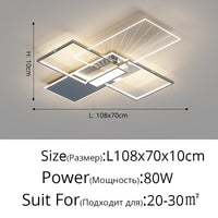 Thumbnail for LED Ceiling Chandelier for Living Room - Casatrail.com