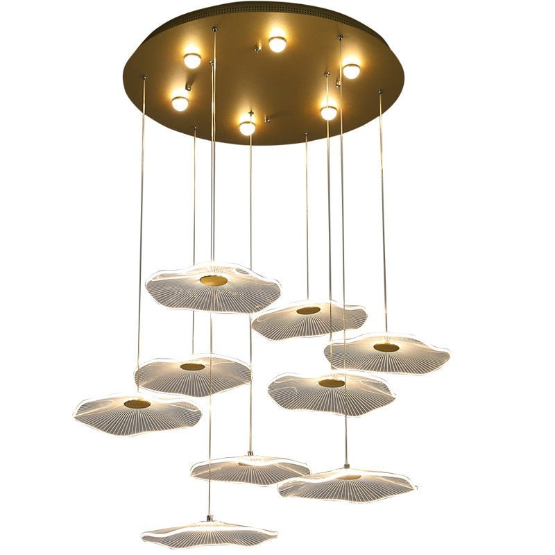 LED Chandelier Golden Designer - Casatrail.com