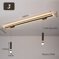 Thumbnail for LED Chandelier with Track Ceiling Light - Casatrail.com