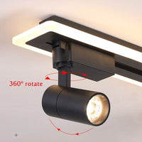 Thumbnail for LED Chandelier with Track Ceiling Light - Casatrail.com