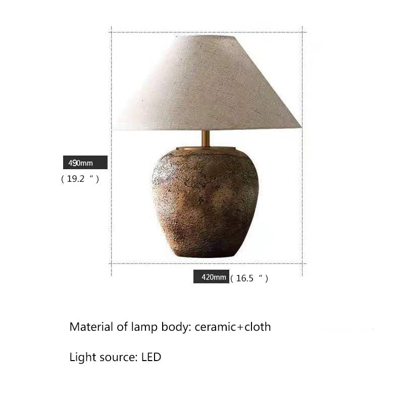 LED Creative Retro Ceramic Table Lamp - Casatrail.com