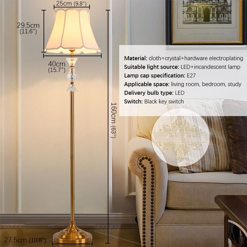 LED Crystal Floor Lamp for Modern Homes - Casatrail.com