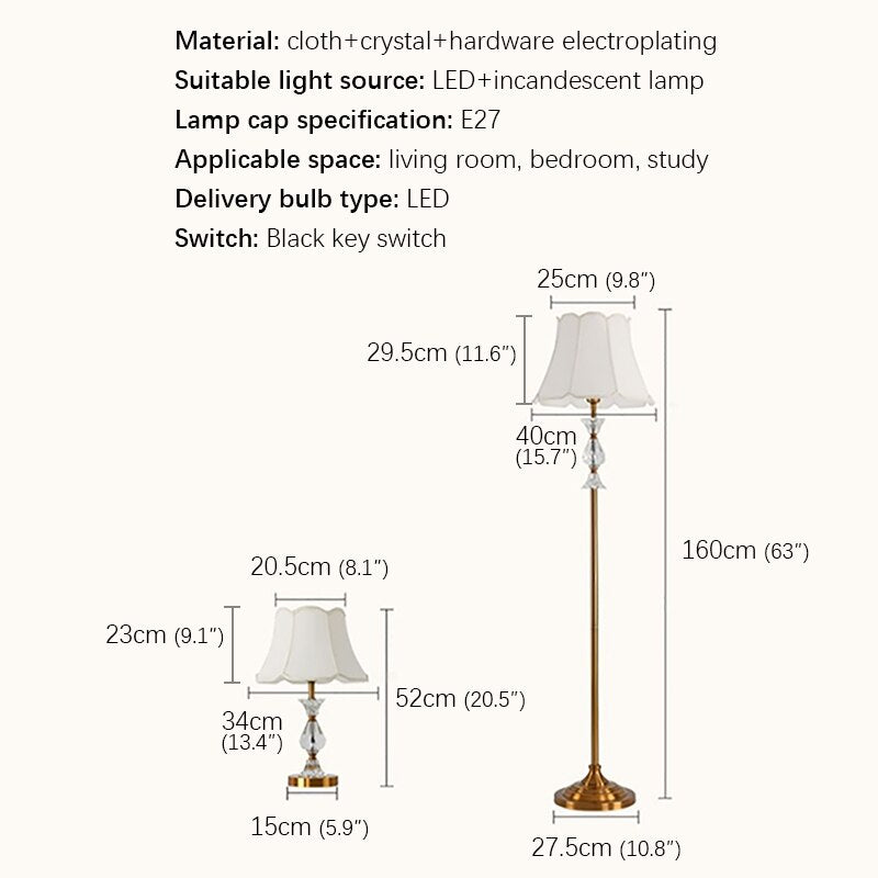 LED Crystal Floor Lamp for Modern Homes - Casatrail.com