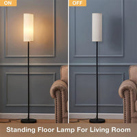 Thumbnail for LED Floor Lamp 3 - Color E27 Bulb Linen Shade for Bedrooms and Offices - Casatrail.com